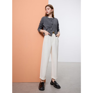 三彩 高腰宽松直筒 女士牛仔裤 XL 170/76A