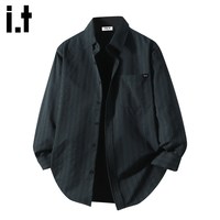  FIVE CM/5厘米 潮流条纹 男士衬衫