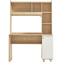 林氏家居 简约 书桌套装+书柜+学习桌+桌椅  JV6V-A书桌