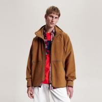 TOMMY HILFIGER 男通勤简约刺绣宽松版拉链开襟立领卫衣 32728