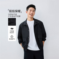 移动端：佐丹奴 外套男装工装口袋立领梭织夹克外套 01075065