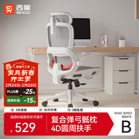 西昊 久坐舒适 人体工学椅  B100Pro 无脚踏 弹弓骶枕+3D头枕