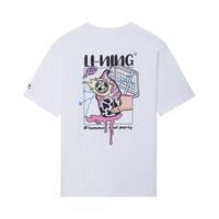  LI-NING/李宁 男士短袖文化衫  标准白-6 S