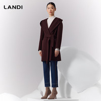 LANDI/蓝地 羊毛羊绒混纺 女士毛呢外套