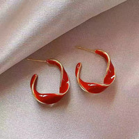 XIYOOMI 法式扭曲 女士耳钉