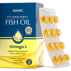 健安喜 高纯度皇冠97鱼油  60粒/瓶