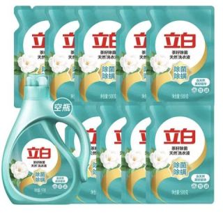 立白 天然茶籽洗衣液 9斤