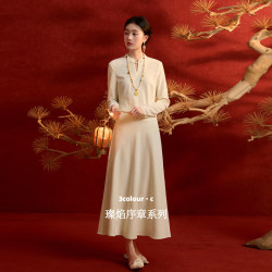 三彩 收腰 女士连衣裙 S 155/80A