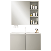  VATTI/华帝 铝合金 浴室柜 陶瓷一体盆 蜂窝铝洗手盆柜 洗漱台 洗脸台