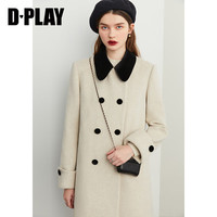  D·PLAY/德帕拉 女士毛呢大衣