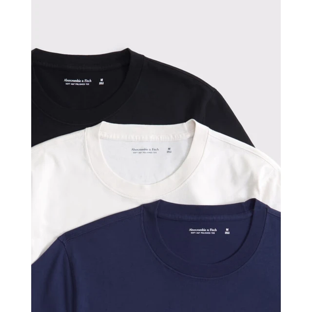  Abercrombie & Fitch 经典小麋鹿图案 男士短袖T恤