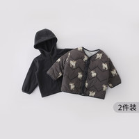 巴厘小猪 儿童夹棉外套三合一棉服