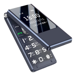 纽曼 F01 4G全网通 经典黑 翻盖老人手机