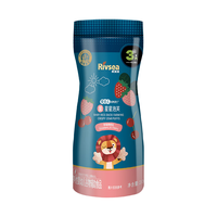  Rivsea/禾泱泱 细腻温和 婴幼儿零食 3阶星星泡芙草莓樱桃味20g