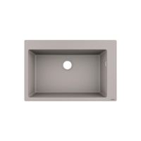 今日必买：汉斯格雅 顶奢款 厨房水槽石英石槽台上安装单槽含手动下水