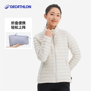  DECATHLON/迪卡侬 轻薄 男士羽绒服 男款-连帽-白色 3XL