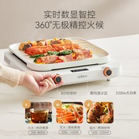 七彩叮当 电陶炉电磁炉家用小型炒菜锅大功率烤盘围炉煮茶炉煮茶器