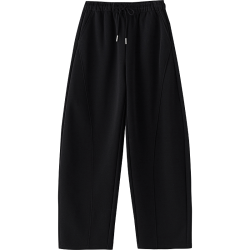 初语 高腰分割设计 女士休闲裤
