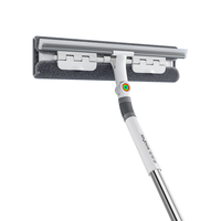  Joybos/佳帮手 双面擦刮一体 玻璃擦 夹布 平板 刮水器 多功能玻璃擦【夹布款】+1配布