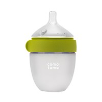 移动端：comotomo 硅胶奶瓶 150ml 250ml 绿色粉色
