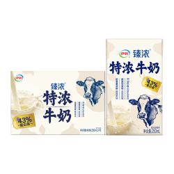 伊利  &臻浓特浓牛奶 250ml &*16盒 多43%蛋白质 礼盒装