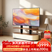 智芯 iBOX可移动电动升降电视机柜架 奶油白 1200x500x1040mm