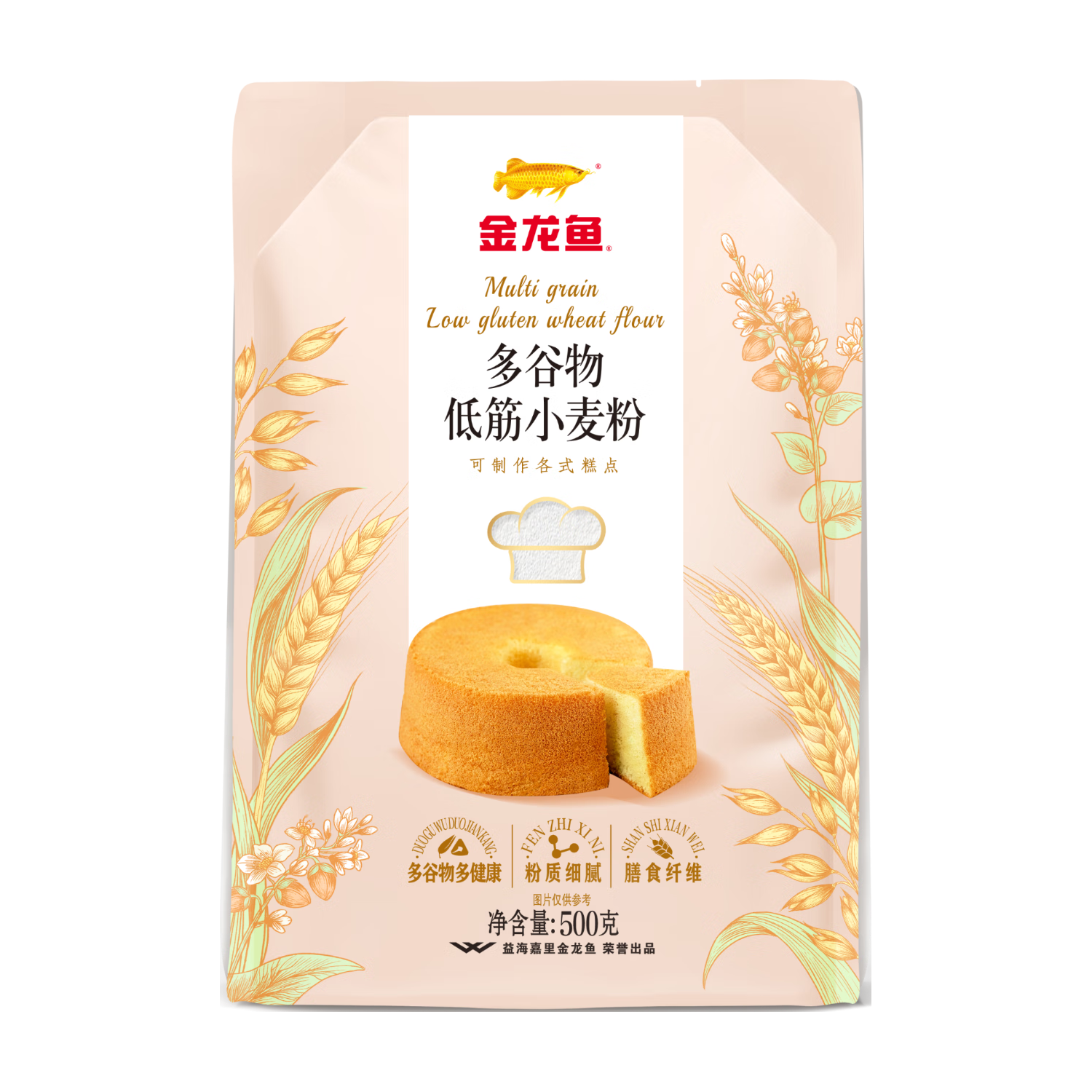  金龙鱼 多谷物 低筋面粉 【多谷物低筋粉】1斤