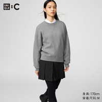 优衣库 482970 柔滑棉质圆领针织衫