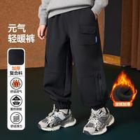 ASK junior 加绒加厚保暖 儿童裤子