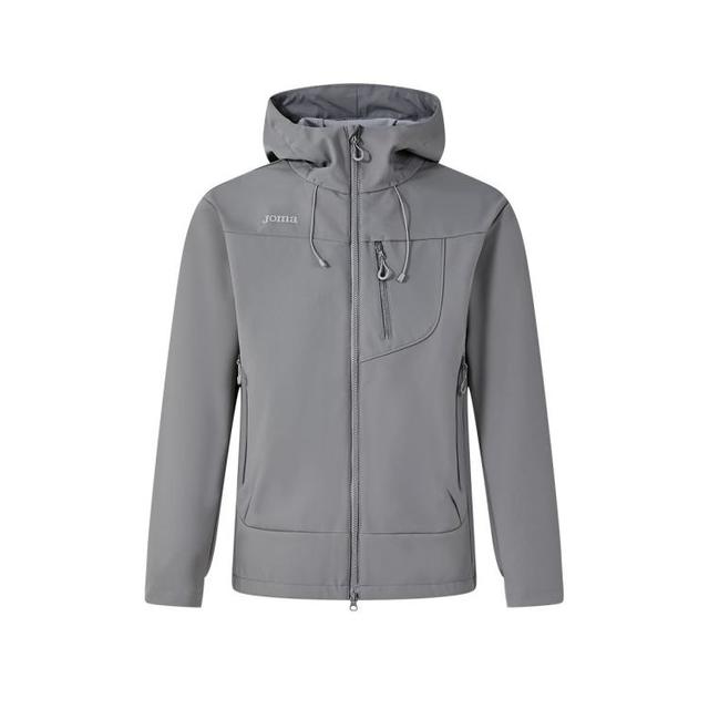 Joma 25秋冬加绒软壳外套 男女同款通勤百搭连帽外套