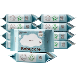 babycare 无敏 婴儿湿巾 20抽*10包