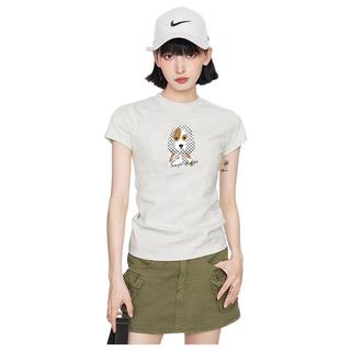  MJ STYLE 设计感 女士短袖T恤