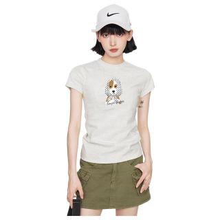  MJ STYLE 设计感 女士短袖T恤