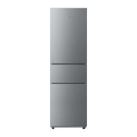 华凌 HR-228T 直冷三门冰箱 星烁银 219L