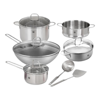  ZWILLING/双立人 含钛蜂窝 不锈钢锅具套装 含钛蜂窝炒锅 7件套