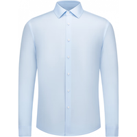  YOUNGOR/雅戈尔 免烫 男士长袖衬衫 浅蓝VLTP119696IBY 41 （175/96Y）