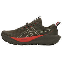 ASICS/亚瑟士 缓震 男士跑步鞋 军绿色/黄色 GEL-TRABUCO 13 42