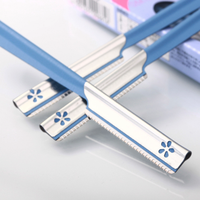 KAI 贝印 铁质安全修眉刀*3把