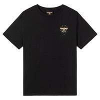  BOY LONDON/伦敦男孩 金色流星翅膀印花 男女圆领T恤