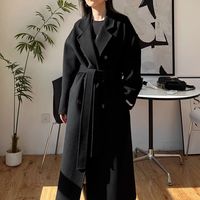 芍漾 双面 女士毛呢大衣