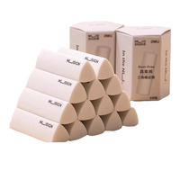 deli/得力 集屑 儿童三角橡皮擦 【真集屑三角橡皮】6个一盒装
