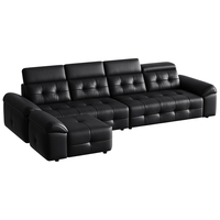 全友 头枕可调 真皮沙发+单人位 3.42m沙发+单人位