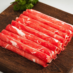 百里炙 国产原切牛肉卷肥牛卷 4斤