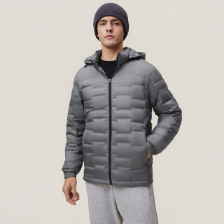 90分 男士连帽羽绒服