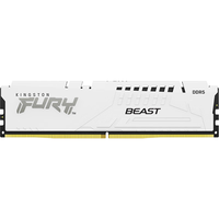 Kingston 金士顿 FURY Beast超级野兽系列 DDR5 6400MHz 台式机内存 马甲条 白色 32GB CL32