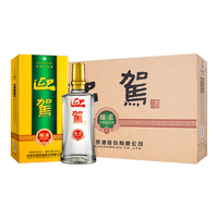 迎驾贡酒 绵柔 浓香型 纯粮白酒42度 500ml*4瓶（买一箱赠一箱共8瓶）