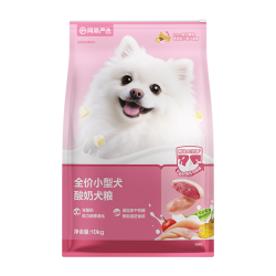网易严选 小型犬酸奶狗粮 幼成犬通用 10kg