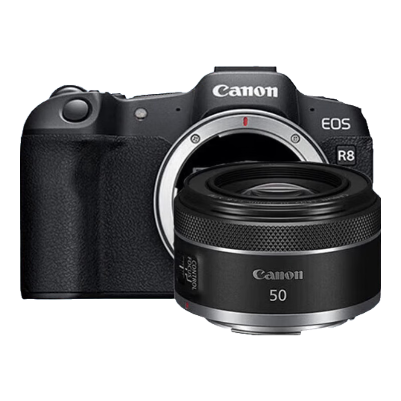  Canon/佳能 6K超采样 全画幅微单相机 128G高速卡 续航双电池 佳能相机包 R8单机身【六期免息】