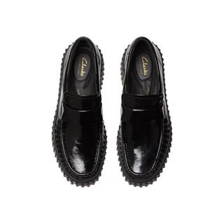 Clarks/其乐 厚底 女士乐福鞋 黑色 261793544 36