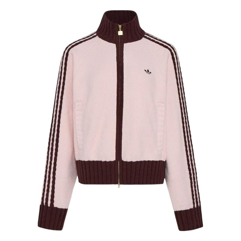  adidas/阿迪达斯 撞色设计 女士针织外套